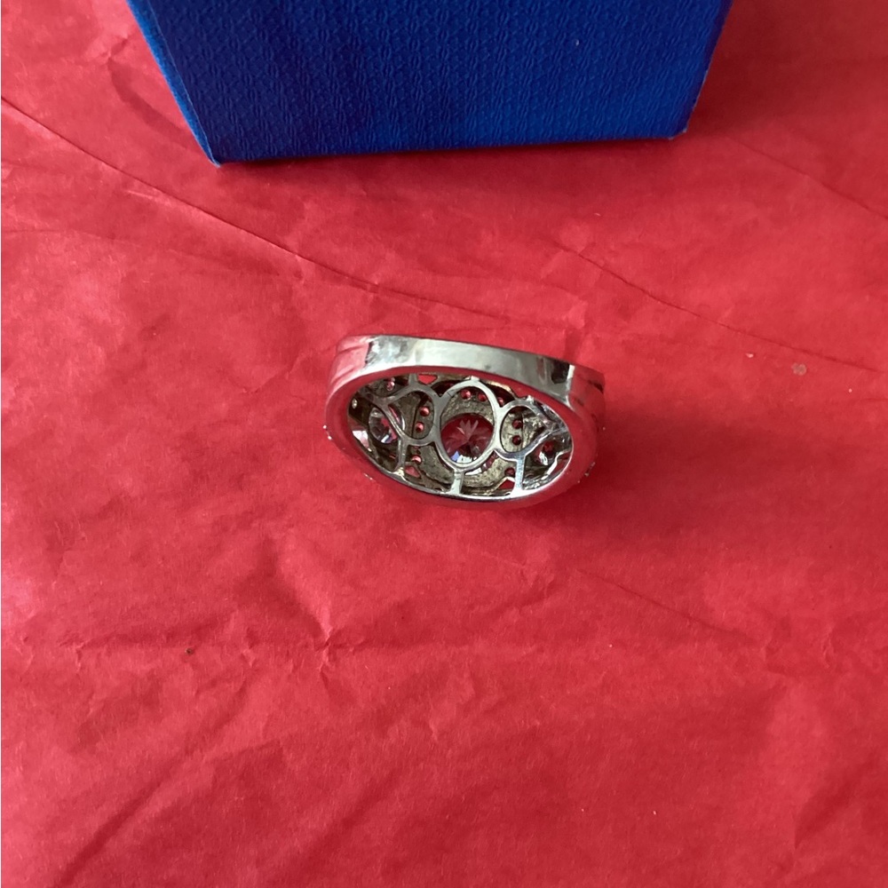 Diamond Simulate Silver Ring - image 3